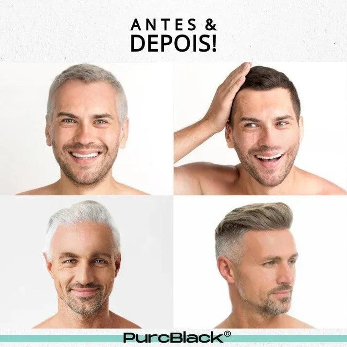 Shampoo Escurecedor de Cabelo e Barba | PurcBlack